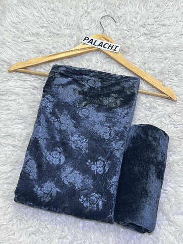 Korean Velvet 2PC - GREY