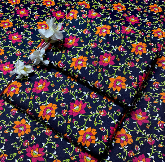 2pc Micro Polo Cotton Unsititched suit -555