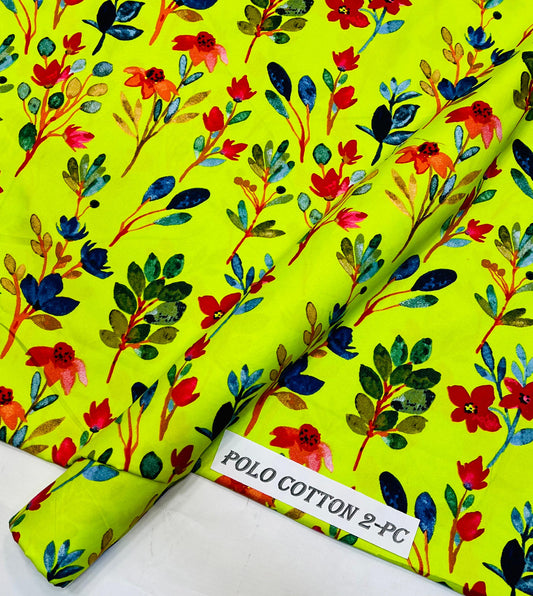 POLO COTTON PRINTED 2PC [ SALE OFFER ] 718