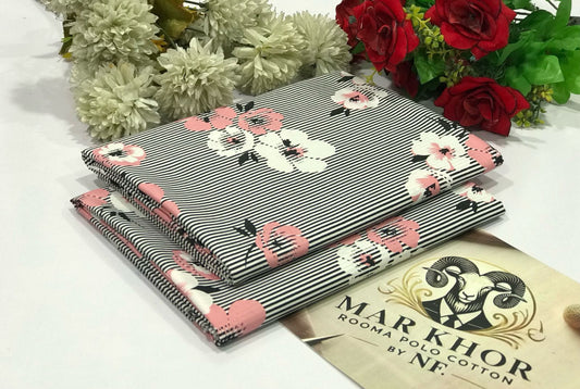 POLO COTTON PRINTED 2PC [ SALE OFFER ] 739