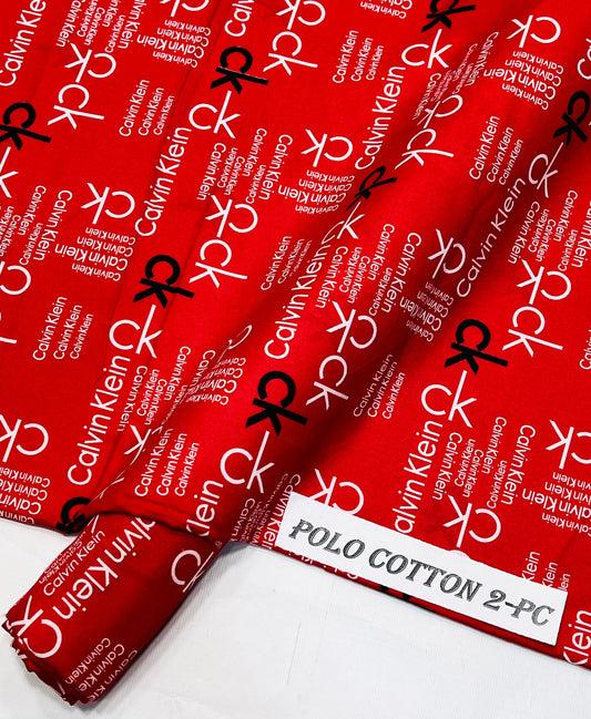 POLO COTTON PRINTED 2PC [ SALE OFFER ] 717