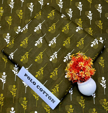 2pc Micro Polo Cotton Unsititched suit -58